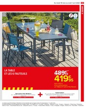 Table De Jardin Angebote im Prospekt "Carrefour" von Carrefour auf Seite 65