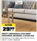 Parkett Landhausdiele Eiche Smart Angebote von Living by HARO bei OBI Rosenheim für 29,99 €