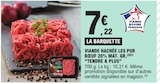 Viande hachée les pur bœuf 20% mat. gr. - Tendre & Plus - E.Leclerc à Villemomble Viande hachée les pur bœuf 20% mat. gr. - Tendre & Plus en promo chez E.Leclerc Villemomble à 7,22 €