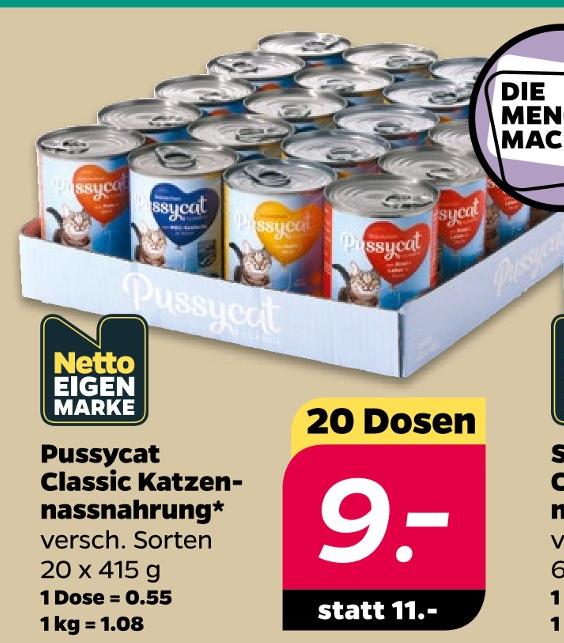 Classic Katzennassnahrung