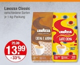 Crema e Aroma im V-Markt Prospekt Crema e Aroma von Lavazza im aktuellen V-Markt Prospekt für 13,99 €