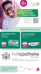mea - meine apotheke Prospekt für Donaueschingen mit 4 Seiten mea - meine apotheke Prospekt für Donaueschingen: "Unsere Juni-Angebote", 4 Seiten, 01.06.2026 - 30.06.2026