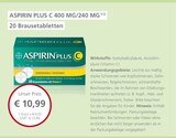 ASPIRIN PLUS C 400 MG/240 MG 1/2 bei LINDA Partnerapotheke im Prospekt "" für 10,99 €