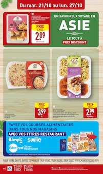 Promotion Cookie dans le prospectus Aldi, valable du 21/10/2025 au 27/10/2025 Promo Cookie dans le catalogue Aldi du moment à la page 24