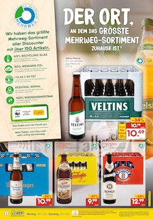 Veltins im Netto Marken-Discount Prospekt "DER ORT, AN DEM DU IMMER AUSGEZEICHNETE PREISE FINDEST." mit 6 Seiten (Schweinfurt)