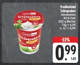 Schlagsahne im Angebot bei EDEKA in Amberg Schlagsahne Angebote von Frankenland bei EDEKA Amberg für 0,99 €
