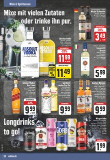 Whiskey im EDEKA Prospekt "Aktuelle Angebote" mit 24 Seiten (Moers)
