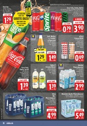Cola im EDEKA Prospekt in Monheim Aktueller EDEKA Prospekt mit Cola, "Aktuelle Angebote", Seite 18