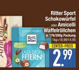 Schokowürfel von Ritter Sport im aktuellen EDEKA Prospekt für 2,99 €