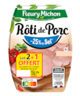 Rôti de porc cuit - 25% de sel - FLEURY MICHON dans le catalogue Carrefour