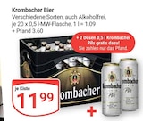 GLOBUS Wittlich - Bier Angebot im Prospekt Bier bei GLOBUS im Wittlich Prospekt für 11,99 €