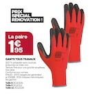 Gants tous travaux à 1,95 € dans le catalogue Gedimat