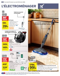 Prix et réduction Aspirateur dans le prospectus Carrefour en cours Offre Aspirateur dans le catalogue Carrefour du moment à la page 18