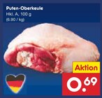 Puten-Oberkeule bei Netto Marken-Discount im Mistelbach Prospekt für 0,69 €