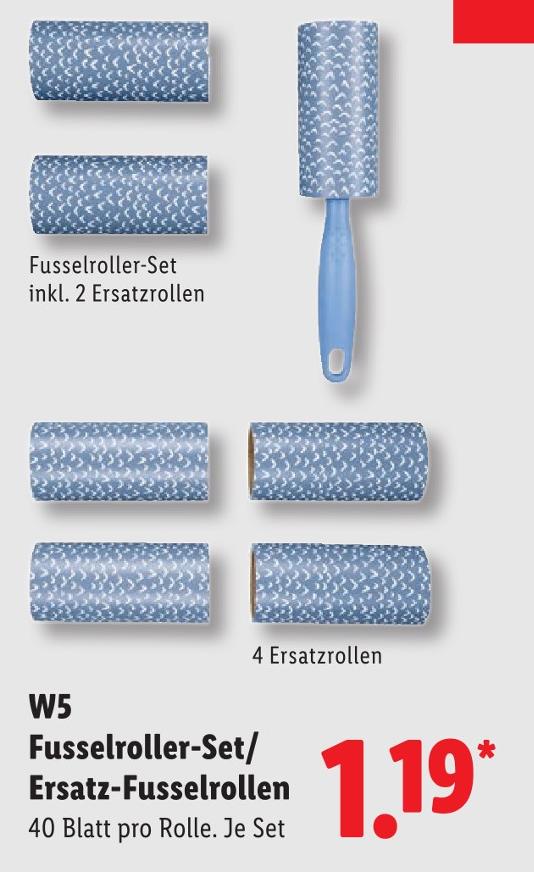 4 Ersatz-Fusselrollen