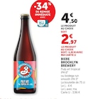Bière - Brooklyn Brewery - Super U à Montbéliard Bière - Brooklyn Brewery en promo chez Super U Montbéliard à 2,97 €
