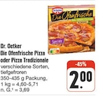 Die Ofenfrische Pizza oder Pizza Tradizionale bei nah und gut im Weiden Prospekt für 2,00 €