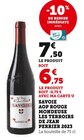 Savoie AOP rouge Mondeuse 2023 - Les Terroirs de Jean Perrier en promo chez Super U Belfort à 6,75 €