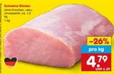 Aktuelle Schweinefleisch Angebote bei Netto Marken-Discount in Fürth Aktuelles Schweine-Rücken Angebot bei Netto Marken-Discount in Fürth ab 4,79 €