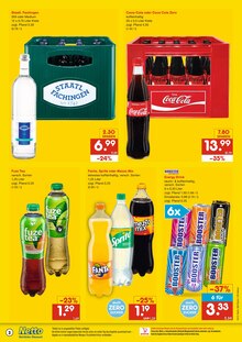 Coca Cola im Netto Marken-Discount Prospekt "DER ORT, AN DEM DU IMMER AUSGEZEICHNETE PREISE FINDEST." mit 6 Seiten (Heilbronn)