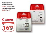Druckerpatrone PG 545 schwarz Angebote von Canon bei GLOBUS Hof für 16,99 €