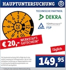 Hauptuntersuchung bei AUTOPLUS im Hannover Prospekt für 149,95 €