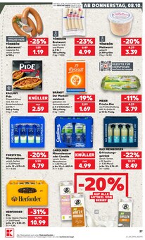 Bier im Kaufland Prospekt "Hier bin ich richtig" mit 70 Seiten (Detmold)