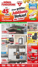Aktueller Die Möbelfundgrube Möbel & Einrichtung Prospekt in Maring-Noviand und Umgebung, "Unser größter Jubiläums Verkauf aller Zeiten!" mit 20 Seiten, 18.09.2025 - 01.10.2025