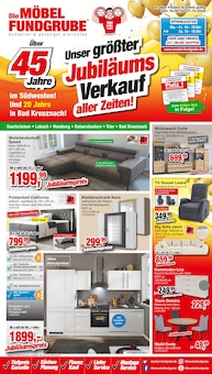 Die Möbelfundgrube Prospekt Unser größter Jubiläums Verkauf aller Zeiten! mit 20 Seiten