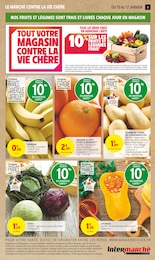 Prix et réduction Chou dans le prospectus Intermarché Super en cours Offre Chou dans le catalogue Intermarché Super du moment à la page 5