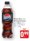 Pepsi Zero im Angebot bei EDEKA in Künzelsau Pepsi Zero Angebote von Pepsi bei EDEKA Künzelsau für 0,99 €