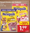 Aktuelles Nesquik Schoko oder Erdbeere Angebot bei Netto Marken-Discount in Pforzheim ab 1,99 €