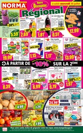 Catalogue Supermarchés Norma en cours à Souffelweyersheim et alentours, "Votre Discounter Régional", 12 pages, 30/07/2025 - 05/08/2025