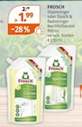 Glasreiniger Angebote von Frosch bei Müller Augsburg für 1,99 €