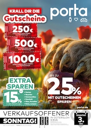 porta Möbel Prospekt für Bielefeld: "KRALL DIR DIE GUTSCHEINE", 4 Seiten, 26.04.2026 - 03.05.2026