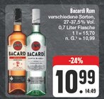 Bacardi Rum Angebote von Bacardi bei EDEKA Altenburg für 10,99 €