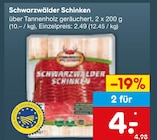 Schwarzwälder Schinken im Angebot bei Netto Marken-Discount in Lünen Schwarzwälder Schinken Angebote bei Netto Marken-Discount Lünen für 2,49 €