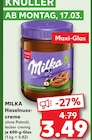 Haselnusscreme Angebote von Milka bei Kaufland Rüsselsheim für 3,49 €