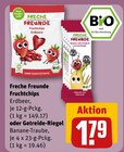 Fruchtchips oder Getreide-Riegel von Freche Freunde im aktuellen REWE Prospekt