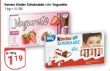 Aktuelles Kinder Schokolade Angebot bei GLOBUS in Jena ab 1,19 €