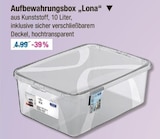 Aufbewahrungsbox "Lona" von  im aktuellen V-Markt Prospekt für 4,99 €