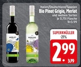 Bio Pinot Grigio, Merlot  im aktuellen EDEKA Prospekt für 2,99 €