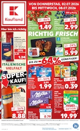 Kaufland Prospekt für Duisburg mit 64 Seiten Kaufland Prospekt für Duisburg: "Hier bin ich richtig", 64 Seiten, 02.07.2026 - 08.07.2026