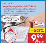 Vergrößerungsbrille mit LED-Licht von EASYMAXX im aktuellen Netto Marken-Discount Prospekt