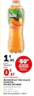 Boisson au the glace fuzetea peche intense - fuzetea en promo chez U Express Limoges à 0,97 €