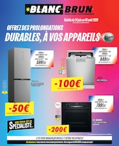 Promos Réfrigérateur dans le catalogue "OFFREZ DES PROLONGATIONS DURABLES, À VOS APPAREILS" de Blanc Brun Réfrigérateur en promo dans le catalogue Blanc Brun à la page 1