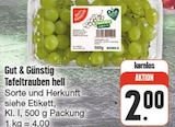 Tafeltrauben hell bei nah und gut im Mittweida Prospekt für 2,00 €