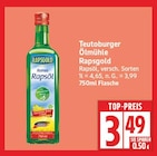 Rapsgold Rapsöl von Teutoburger Ölmühle für 3,49 € bei EDEKA im Angebot Rapsgold Rapsöl von Teutoburger Ölmühle im aktuellen EDEKA Prospekt