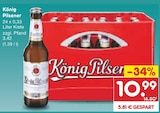 Pilsener im Angebot bei Netto Marken-Discount in Buchholz Pilsener Angebote von König bei Netto Marken-Discount Buchholz für 10,99 €