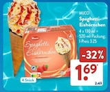 Spaghetti-Eishörnchen im ALDI SÜD Prospekt Spaghetti-Eishörnchen von Mucci im aktuellen ALDI SÜD Prospekt für 1,69 €